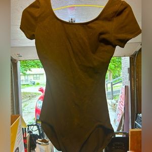 Black Capezio Cotton Women’s S Dance Leotard